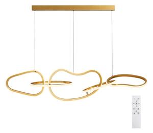 BRILAGI - LED димируем полилей на кабел SIGNATURE LED/80W/230V 120x25 cm златен + дистанционно управление