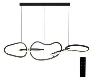 BRILAGI - Димируем полилей на кабел SIGNATURE LED/80W/230V 120x25 cm черен + дистанционно управление
