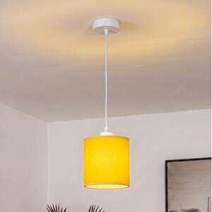 BRILAGI - LED полилей на кабел NUBILA 1xE27/60W/230V Ø 14 см бял/жълт