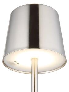 Globo 58482N-LED Димируема сензорна презареждаема настолна лампа VANCOUVER 2W/3,7V 2200mAh лъскав хром