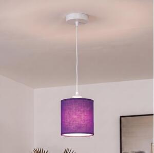 BRILAGI - LED полилей на кабел NUBILA 1xE27/60W/230V Ø 14 cm бял/лилав