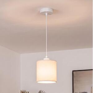 BRILAGI - LED полилей на кабел NUBILA 1xE27/60W/230V Ø 14 см бял/кремав