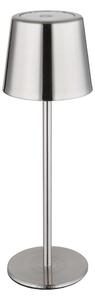 Globo 58482N-LED Димируема сензорна презареждаема настолна лампа VANCOUVER 2W/3,7V 2200mAh лъскав хром