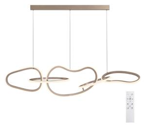 BRILAGI - LED димируем полилей на кабел SIGNATURE LED/80W/230V 120x25 cm бежов + дистанционно управление