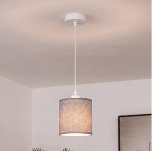 BRILAGI - LED полилей на кабел NUBILA 1xE27/60W/230V Ø 14 см бял/сив