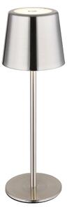 Globo 58482N-LED Димируема сензорна презареждаема настолна лампа VANCOUVER 2W/3,7V 2200mAh лъскав хром