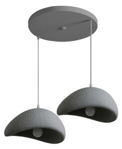 BRILAGI - Полилей на кабел WABI SABI 2xE27/60W/230V сив