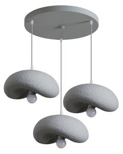BRILAGI - Полилей на кабел WABI SABI 3xE27/60W/230V сив