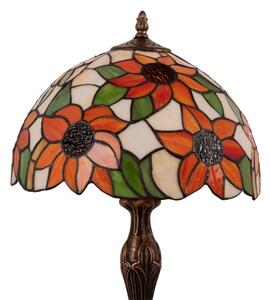 Brilagi - Тифани витражна настолна лампа SUNFLOWER 1xE27/60W/230V