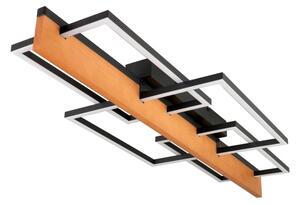 LED таванно осветително тяло LARYSA LED/35W/230V 35x90 см в цвят бор