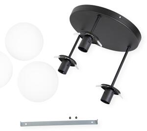Таванен полилей MOONLIGHT 3xE27/15W/230V черен
