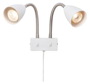 Markslöjd 108900 - Стенно точково осветително тяло CIRO 2xGU10/7W/230V бяло