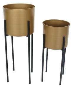 Метални комплект саксии 2 бр. ø 24 cm Dempo – Garden Pleasure