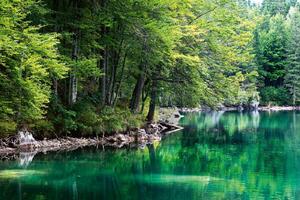 Флизелинов фототапет езеро и гора 375 x 250 см