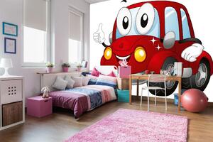 Самозалепваща се флизелинова фототапета детска кола 375 x 250 см