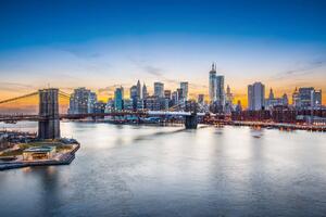 Флизелинов фототапет известният ню йорк 375 x 250 см