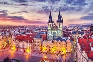 Флизелинов фототапет старият градски площад 375 x 250 см