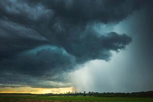 Флизелинов фототапет гръмотевични облаци 375 x 250 см