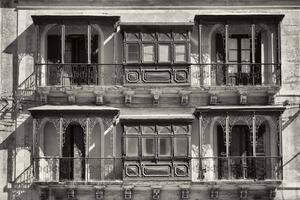 Флизелинов фототапет малтийски балкони 375 x 250 см