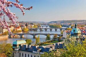 Флизелинов фототапет панорама на прага 375 x 250 см