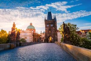 Флизелинов фототапет чарлз бридж 375 x 250 см