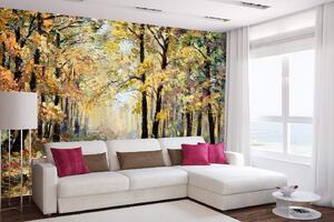 Самозалепваща се флизелинова фототапета картина - есен 375 x 250 см