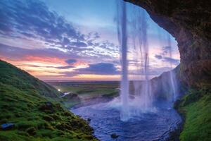 Флизелинов фототапет селйаландсфос, исландия 375 x 250 см