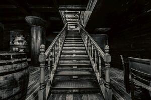 Флизелинов фототапет интериор на пиратски кораб 375 x 250 см