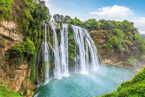Флизелинов фототапет водопад хуангуошу 375 x 250 см