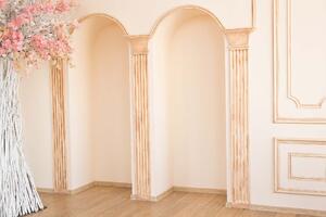 Флизелинов фототапет луксозен светъл интериор 375 x 250 см