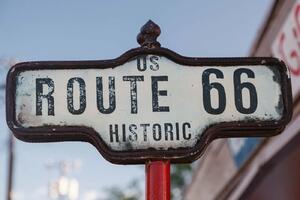 Флизелинов фототапет табела за route 66 375 x 250 см