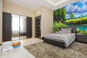 Самозалепваща се флизелинова фототапета картина - висока трева 375 x 250 см