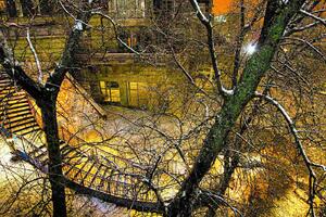 Флизелинов фототапет нощен град 375 x 250 см
