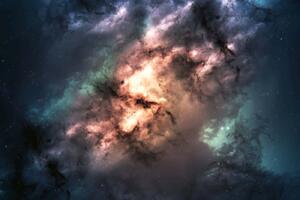 Флизелинов фототапет тъмна вселена 375 x 250 см