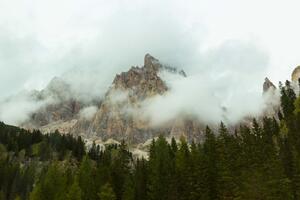 Флизелинов фототапет мъгла в доломитите 375 x 250 см