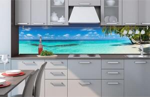 Фототапет за кухня - плаж в рая 260 x 60 см