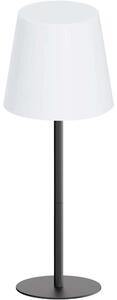 RGB LED димируема настолна лампа LUCIA с докосване LED/2W/5V 3600 mAh IP44 черна
