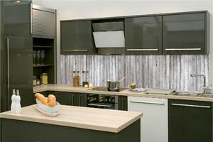 Фототапет за кухня - стари избелели дъски 260 x 60 см