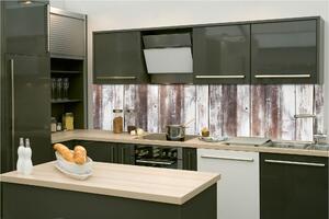 Фототапет за кухня - надраскани дървени дъски 260 x 60 см