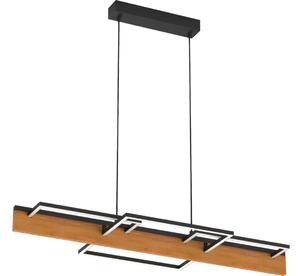 LED полилей на кабел LARYSA LED/35W/230V, борова дървесина