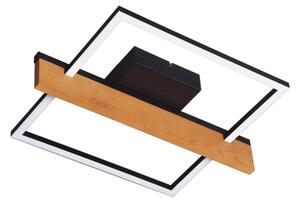 LED таванно осветително тяло LARYSA LED/11,5W/230V 35x45 cm в цвят бор