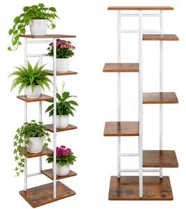 Поставка за цветя на етажи и цветарник - дървена етажерка за саксии Gardlov 120 см