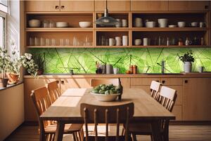 Фототапет за кухня - листни жилки 420 x 60 см
