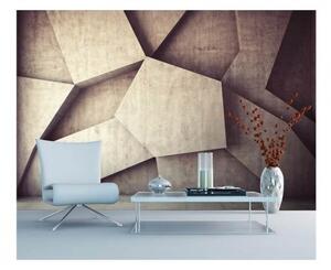 Флизелинов фототапет 3d бетонен фон 375 x 250 см