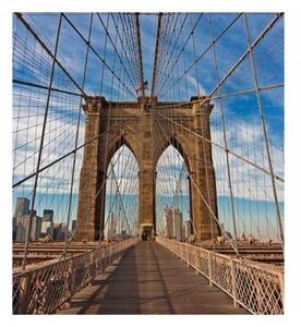 Флизелинов фототапет бруклински мост 225 x 250 см