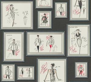 Влизелинов тапет за стена karl lagerfeld 37846-1