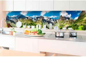 Фототапет за кухня - планини 350 x 60 см