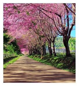 Флизелинов фототапет цъфтяща алея 225 x 250 см