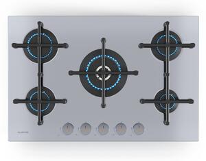 Klarstein Illuminosa 5 газов котлон с 5 горелки Sabaf, неръждаема стомана
