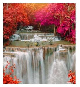 Флизелинов фототапет водопад в дъждовната гора 225 x 250 см